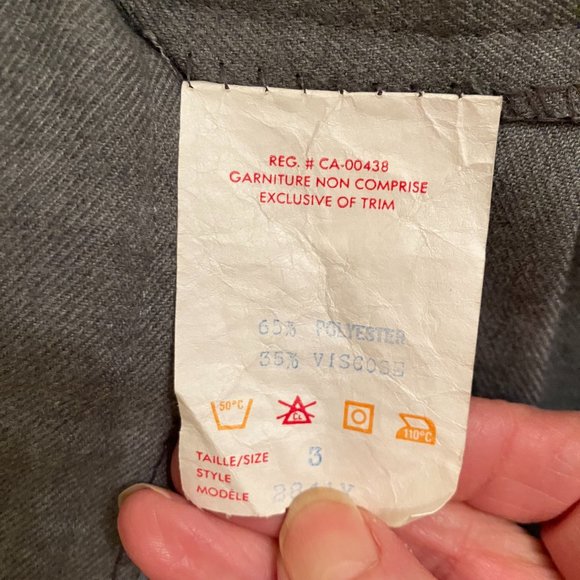 GLENSPORT size 3 grey pant suit - Picture 11 of 14